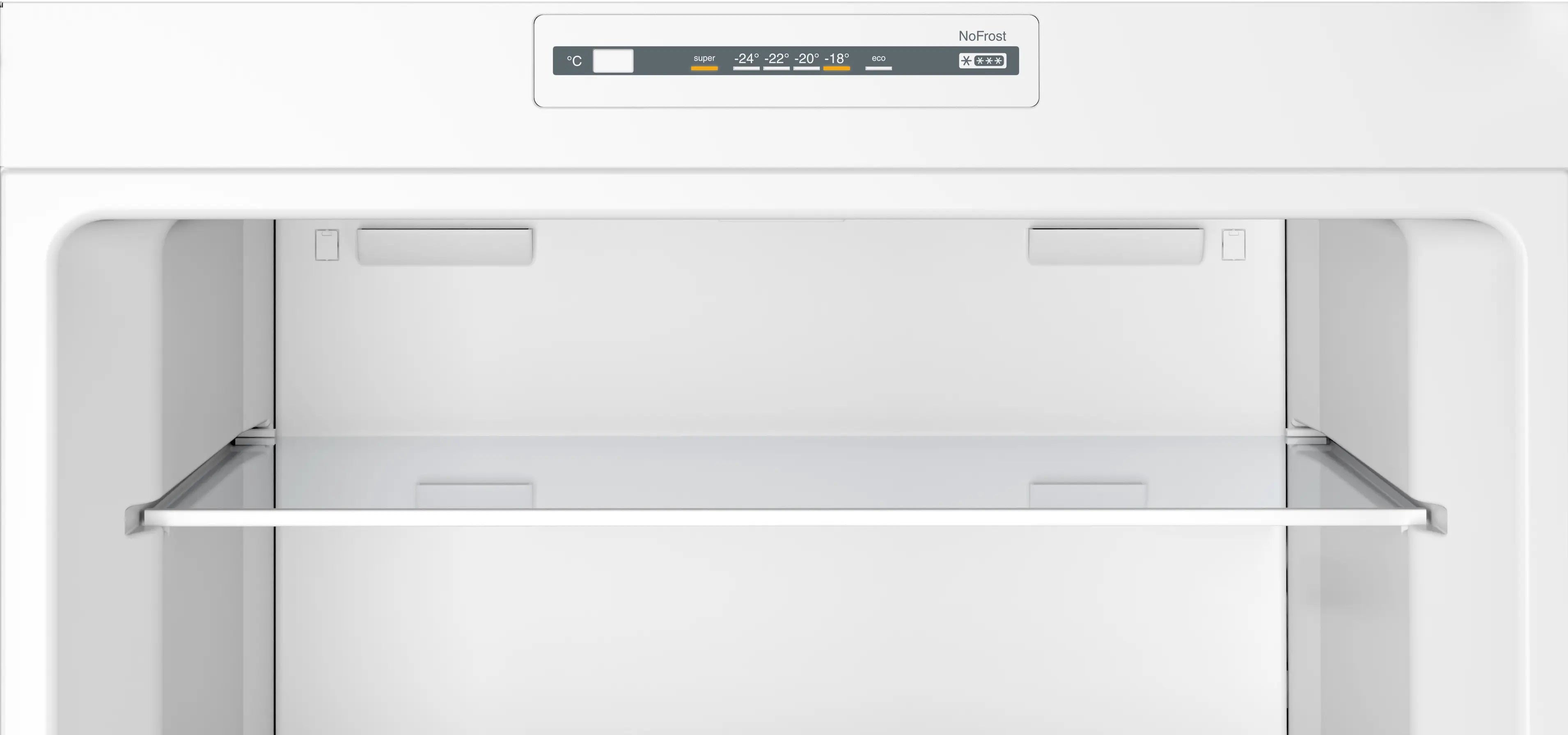 Bosch KDN55NL20U top-freezer fridge-freezer product detail view