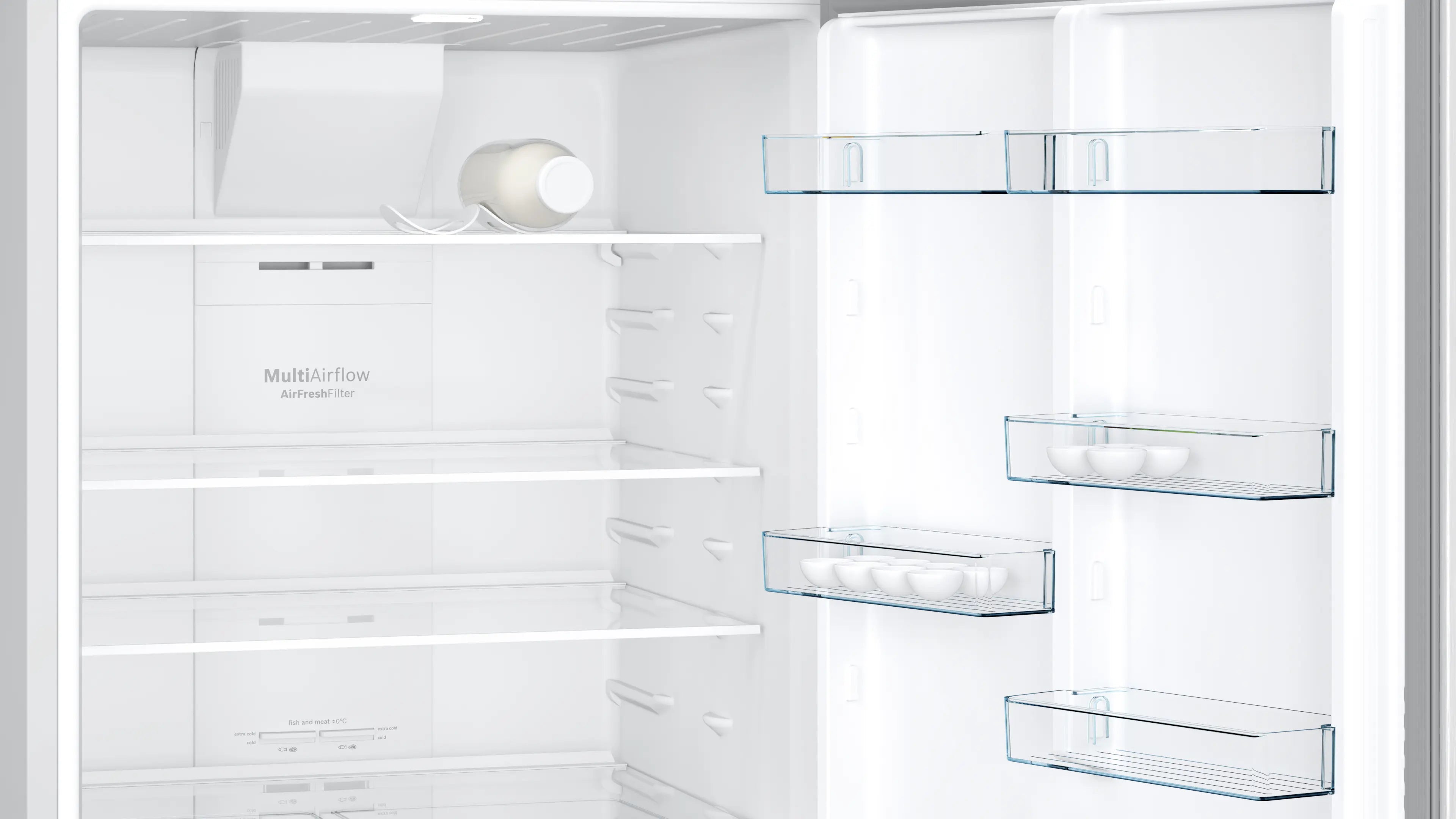 Bosch KDN76XL30U top-freezer fridge-freezer product detail view