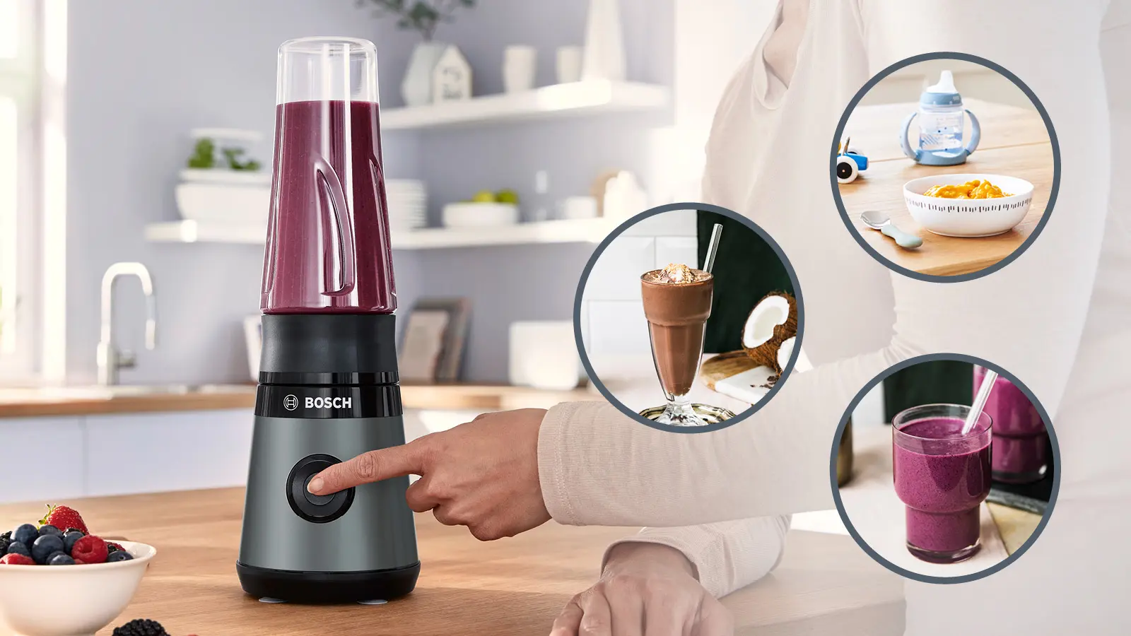 Bosch MMB2111S Blender Vita Power Serie2 450W Silver product view 12