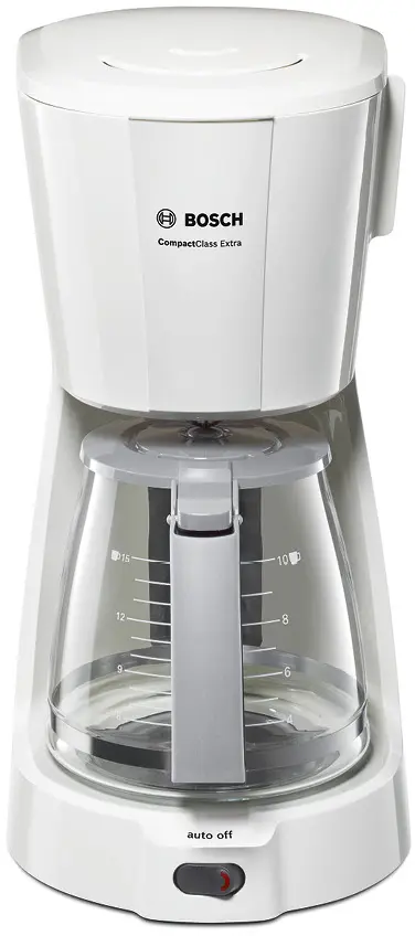 Bosch TKA3A031 CompactClass Extra Filter Coffee Maker 1100W White product view 4