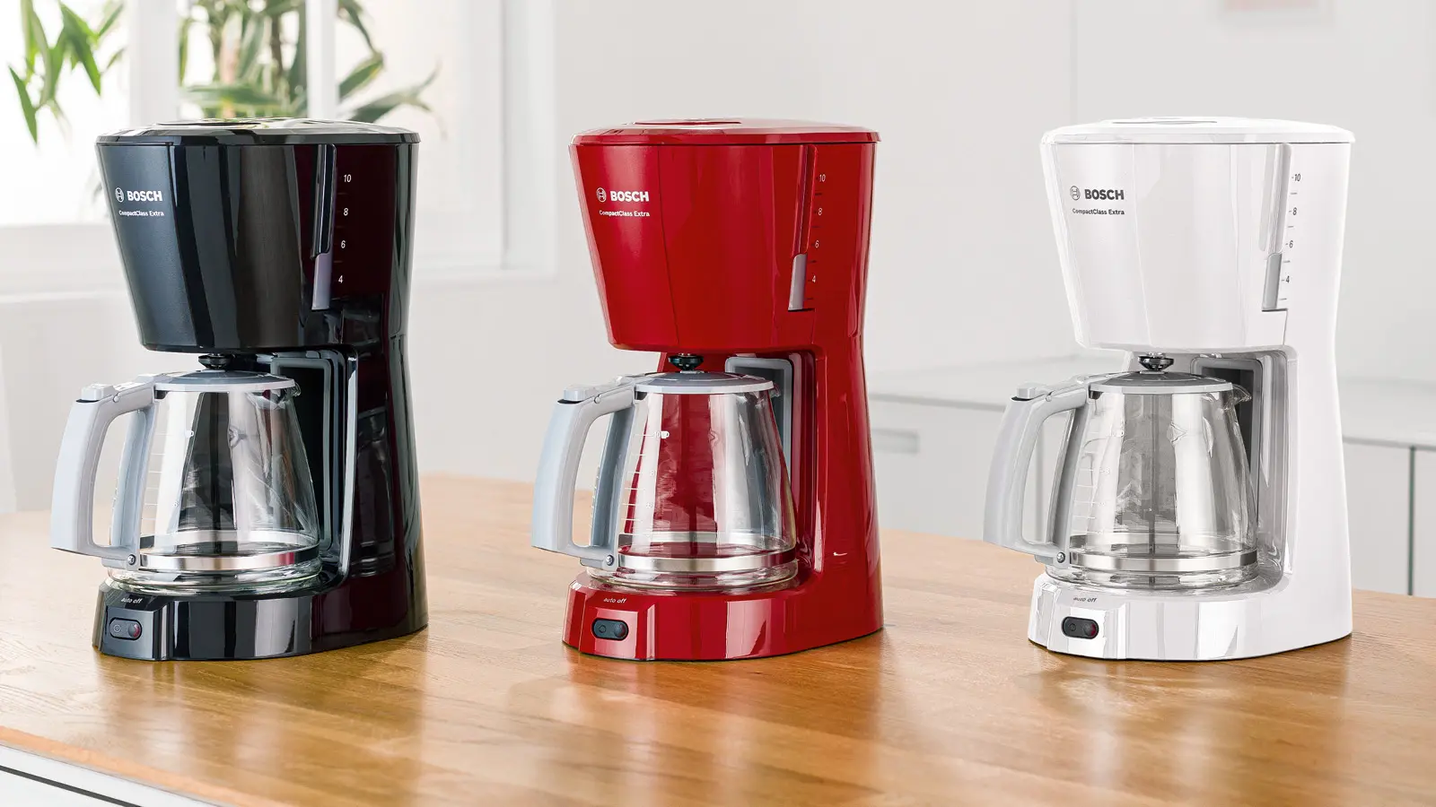 Bosch TKA3A031 CompactClass Extra Filter Coffee Maker 1100W White product view 7