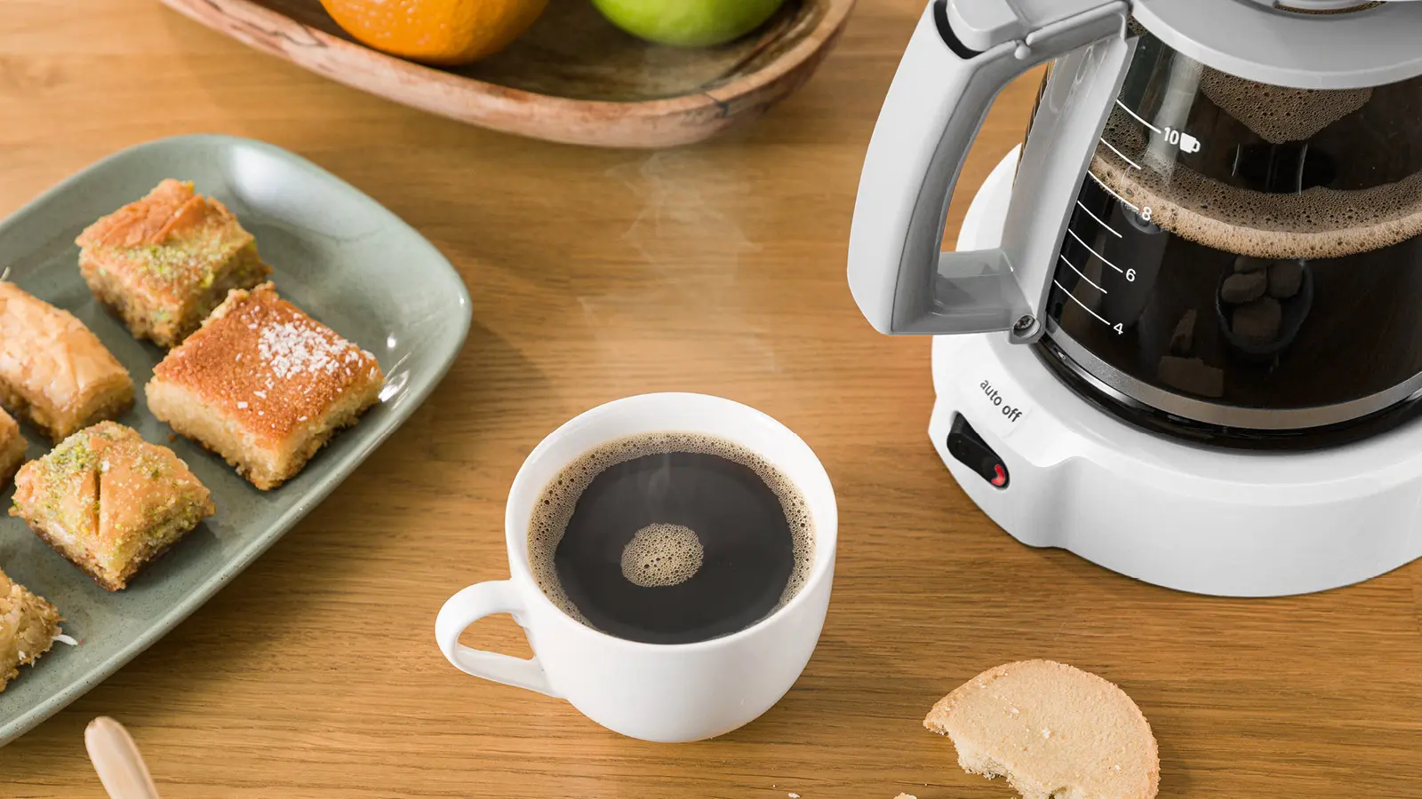 Bosch TKA3A031 CompactClass Extra Filter Coffee Maker 1100W White product view 13