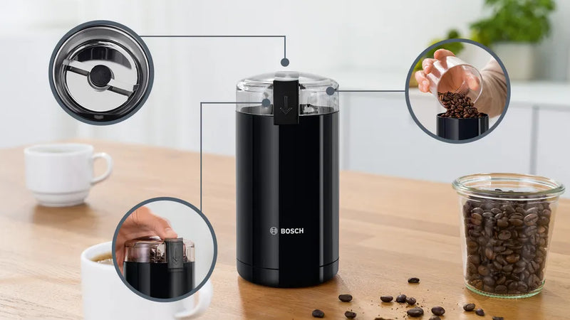Coffee Grinder 180W Black