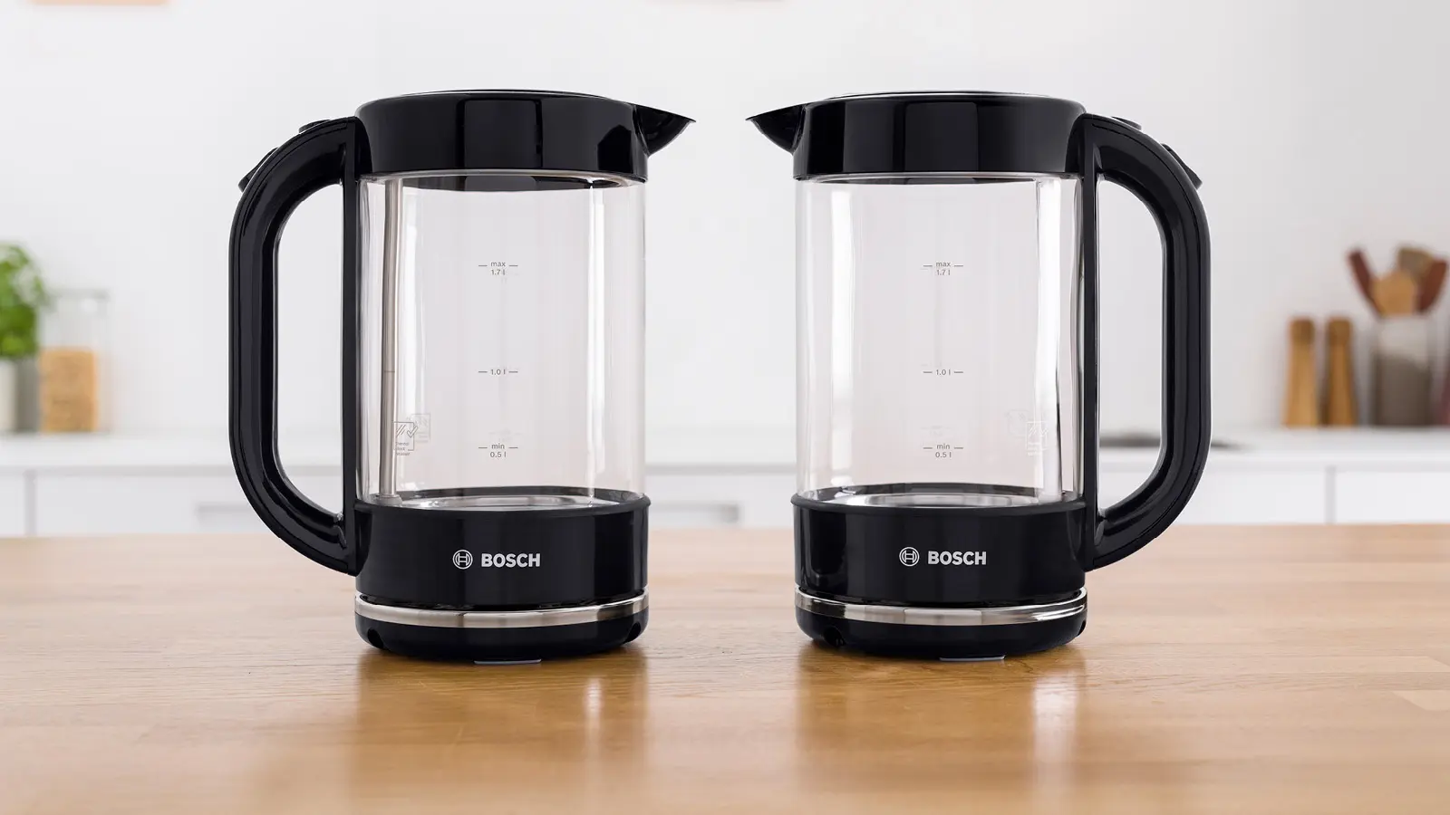 Bosch TWK70B03 Glass Water Kettle 1.7L 2400W Black product view 10