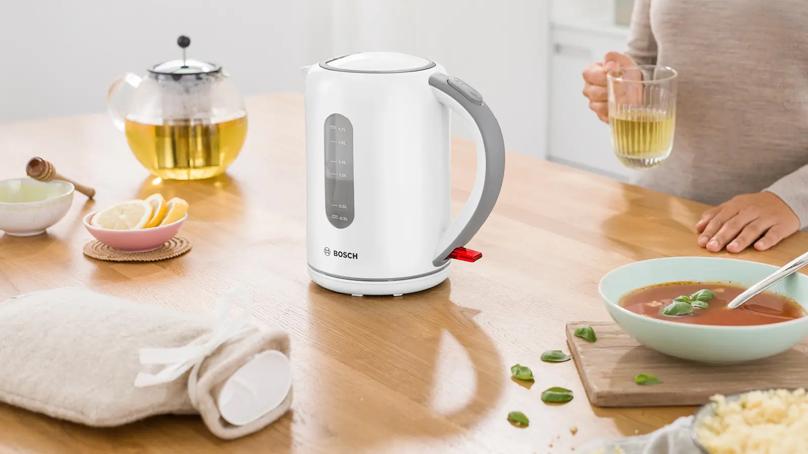 Bosch TWK7601 Water Kettle 1.7L 1850-2200W White product view 8