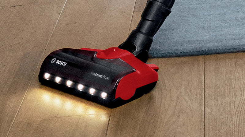 BOSCH BCS711PET Rechargeable Handstick Vacuum Cleaner Unlimited ProAnimal Serie7 Red