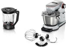 BOSCH MUM9YX5S12 Series 8 Kitchen machine with scale OptiMUM 1500 W Silver, Black