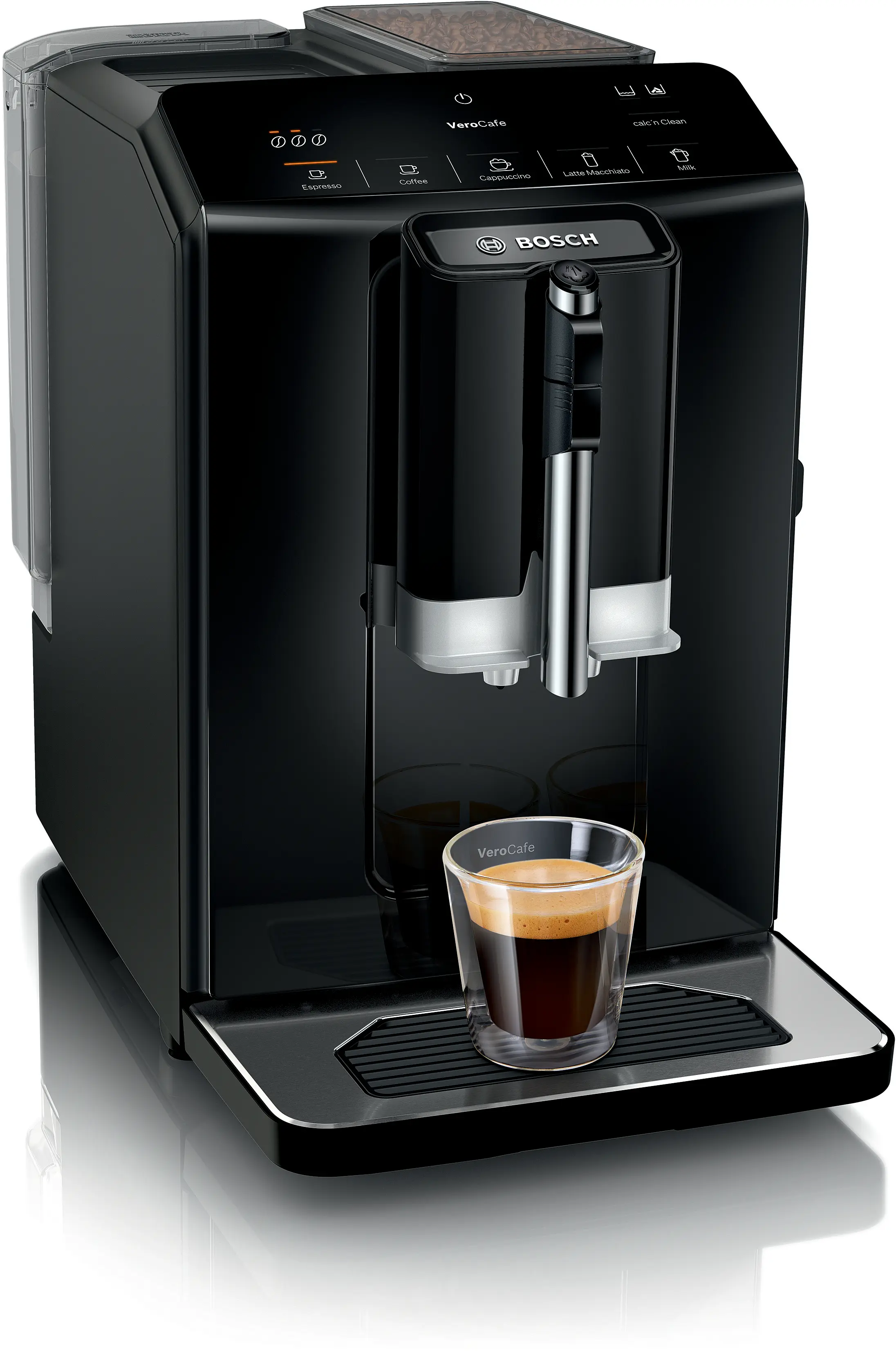 Bosch TIE20119 Series 2 VeroCafe Fully Automatic Coffee Machine Piano Black product view 2