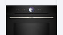 BOSCH HMG776NB1 Combi Oven With Microwave 60cm Serie8 H*60cm 67Lit Black+S.Steel Handel