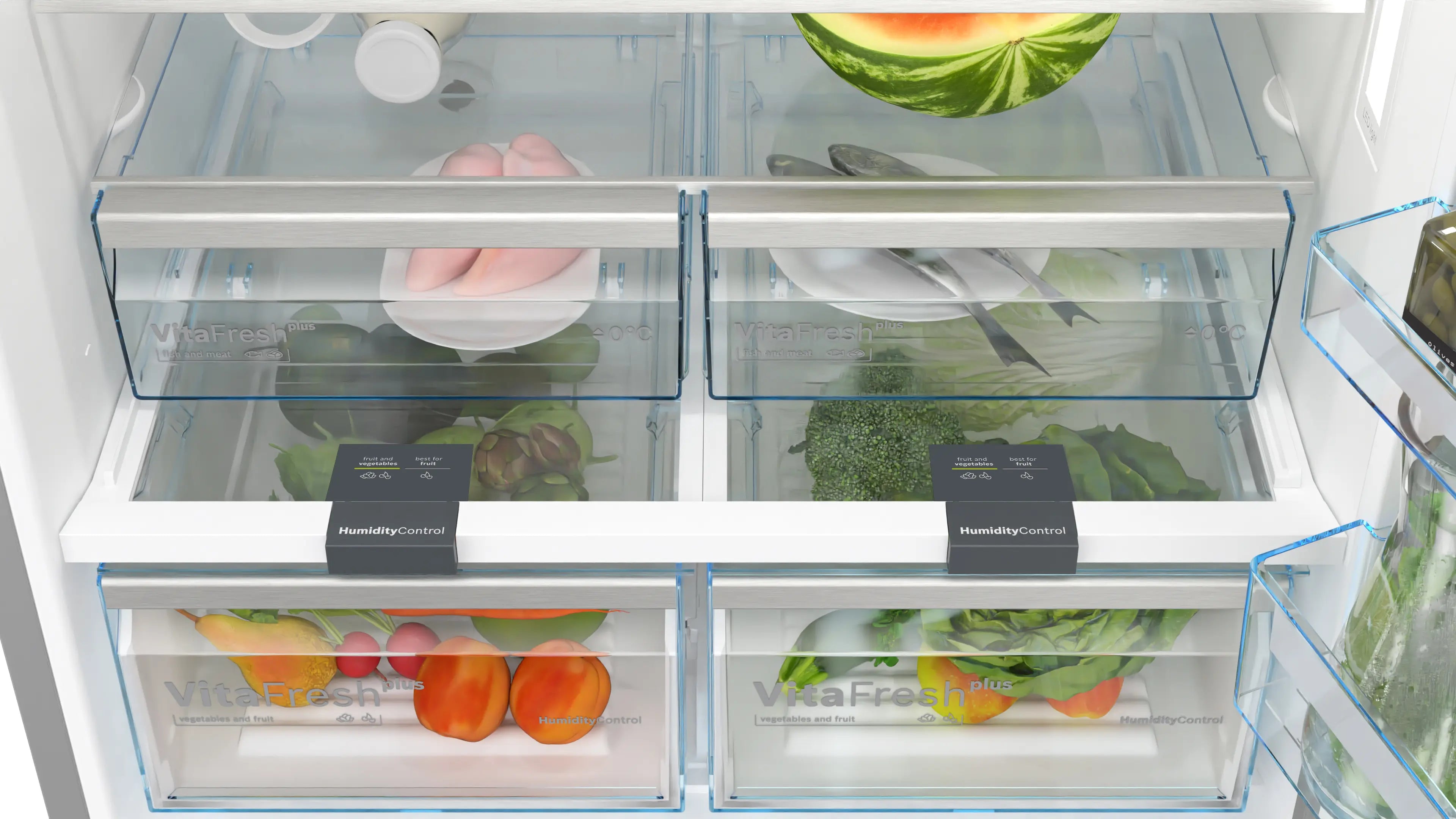 Bosch KGN86AI32U bottom-freezer fridge-freezer product detail view