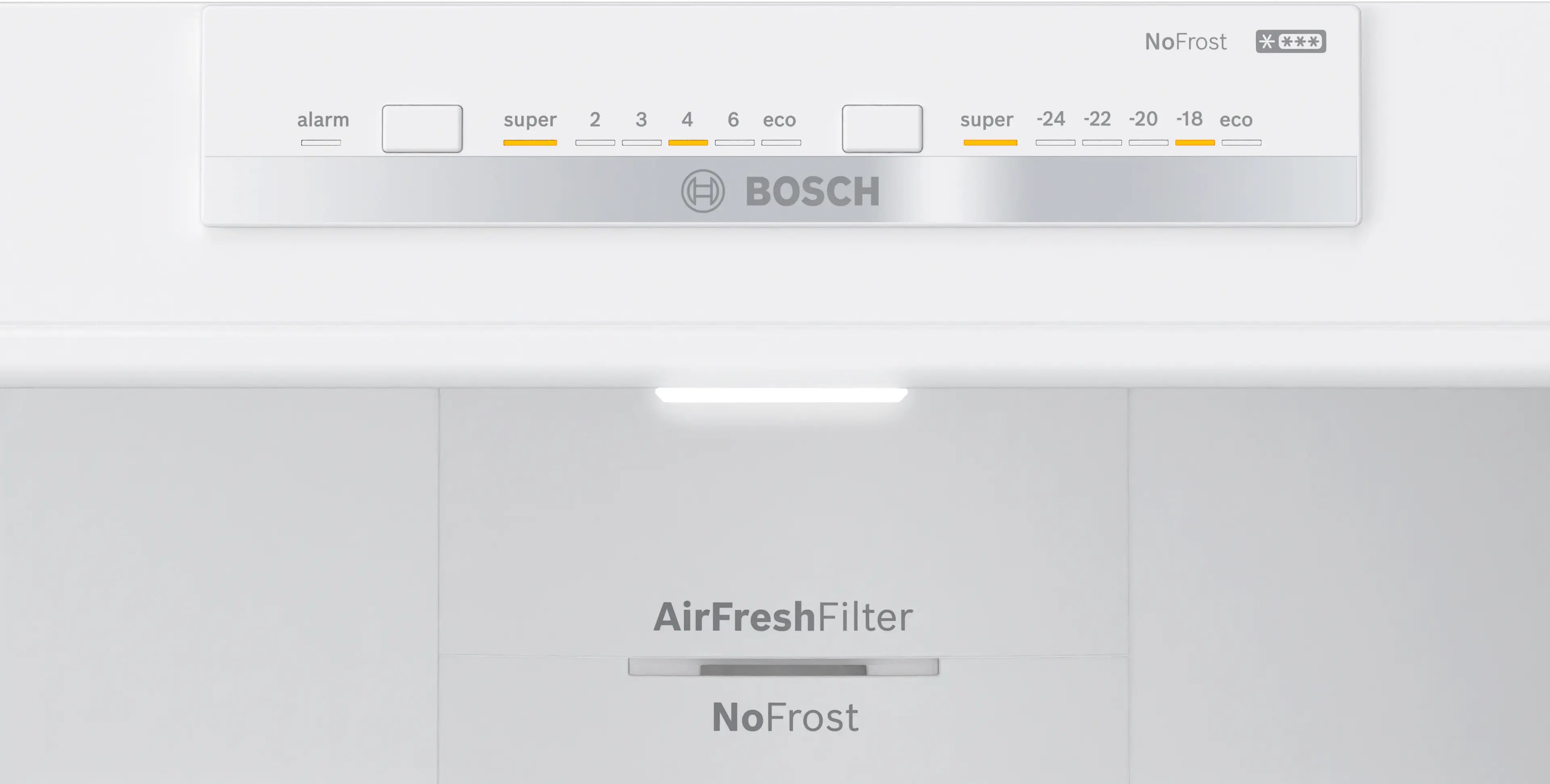 Bosch KGN55VL21U bottom-freezer fridge-freezer product detail view