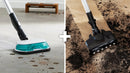 2-in-1 cleaning: mop wet messes and use the LED floor brush for dry dirt with BCS71HYG1.