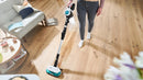 Lightweight BCS71HYG1 mopping hardwood floors with the Flex Tube extended.