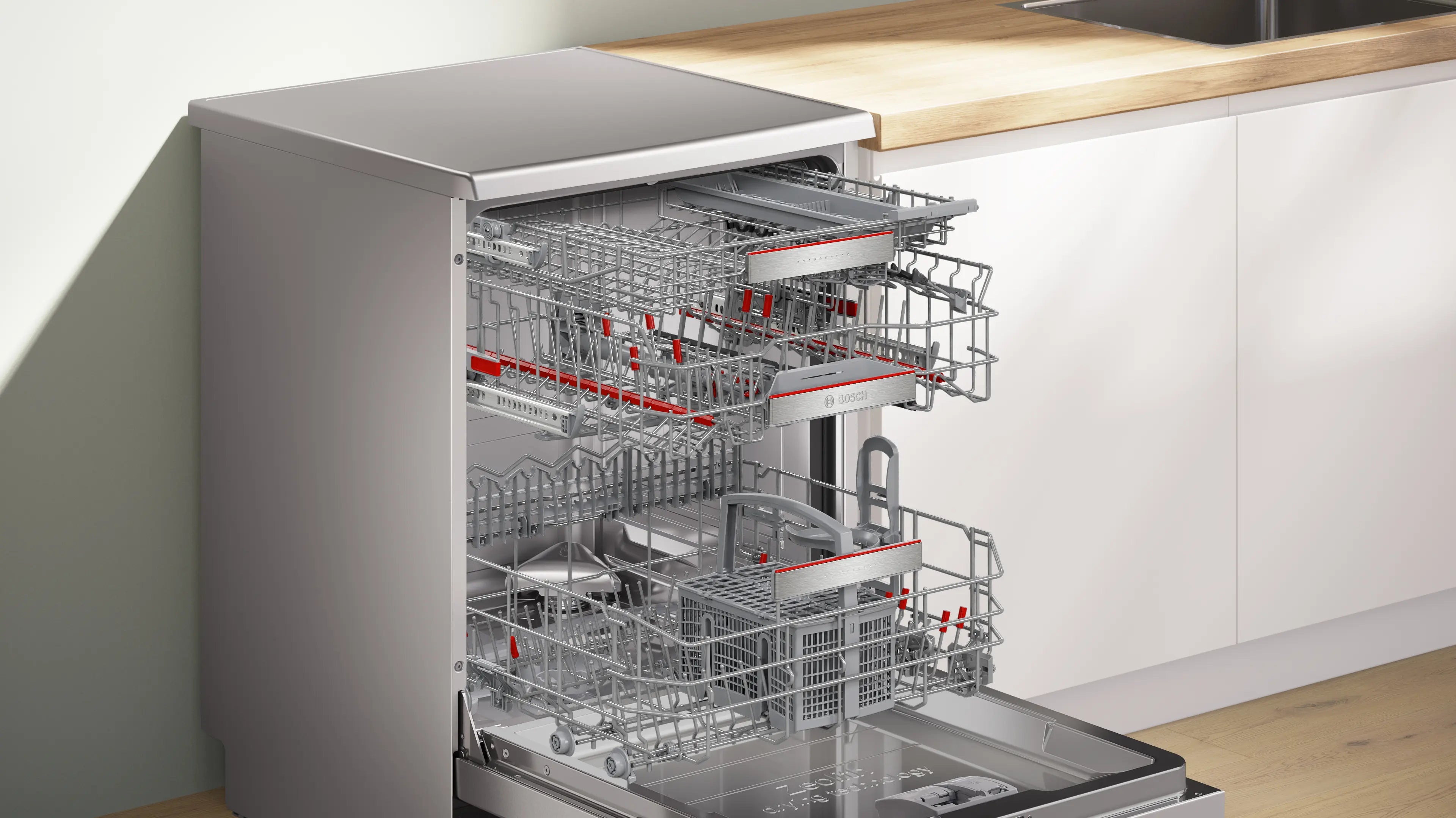 Bosch SMS8ZDI86Q Serie 8 Freestanding Dishwasher 60 cm 8 Programs Brushed Steel Anti-fingerprint Home Connect product image 8