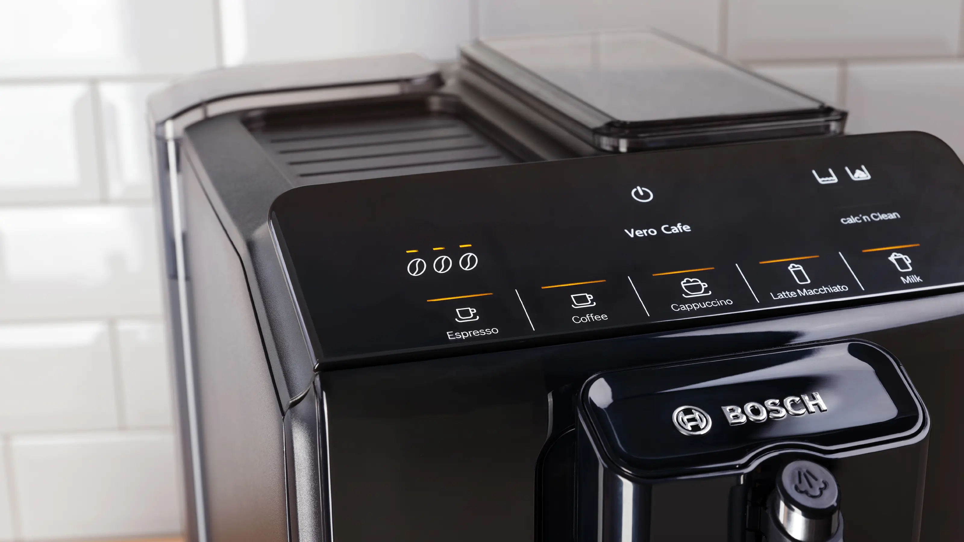 Bosch TIE20119 Series 2 VeroCafe Fully Automatic Coffee Machine Piano Black product view 6