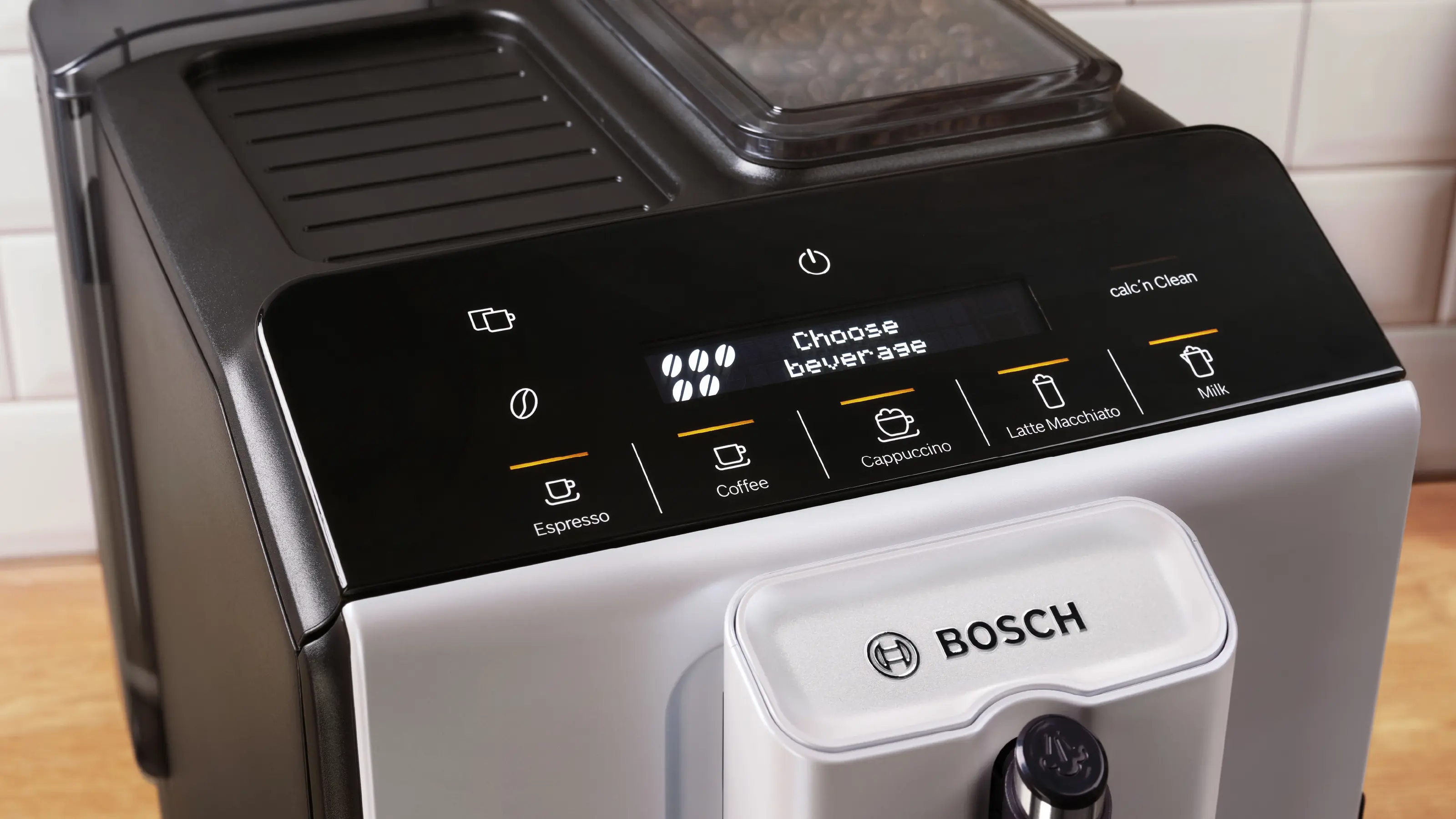 Bosch TIE20301 Series 2 VeroCafe Fully Automatic Coffee Machine Silk Silver product view 4