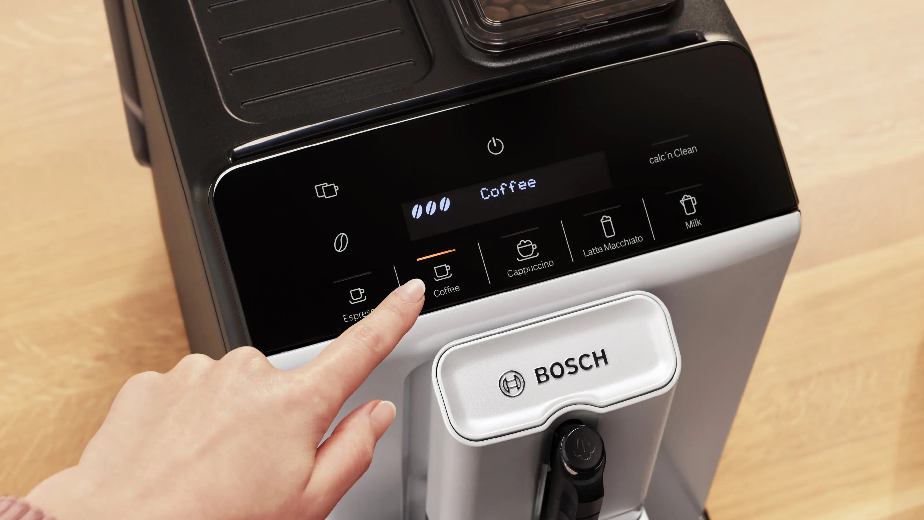 Bosch TIE20301 Series 2 VeroCafe Fully Automatic Coffee Machine Silk Silver product view 6