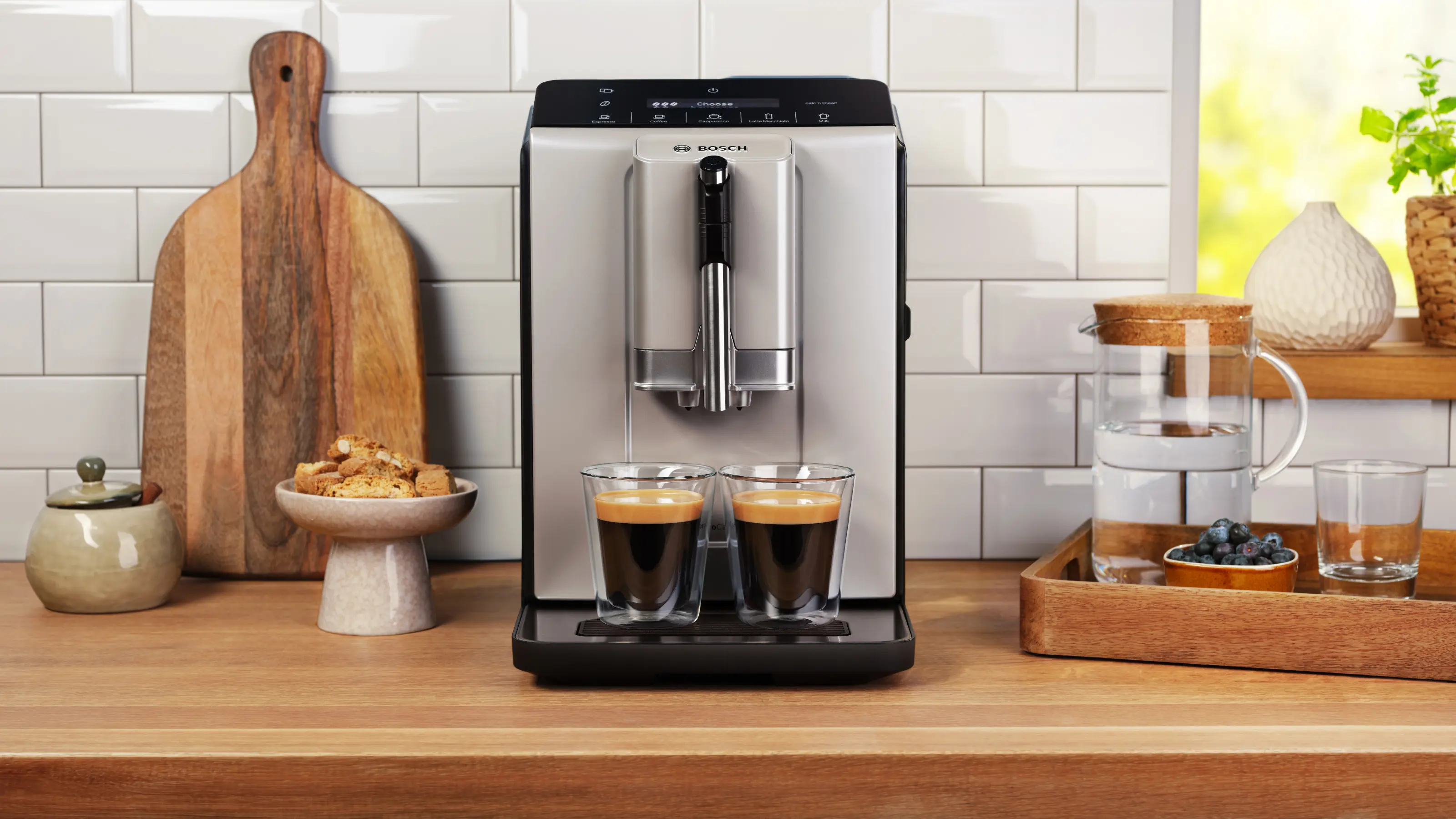 Bosch TIE20301 Series 2 VeroCafe Fully Automatic Coffee Machine Silk Silver product view 11