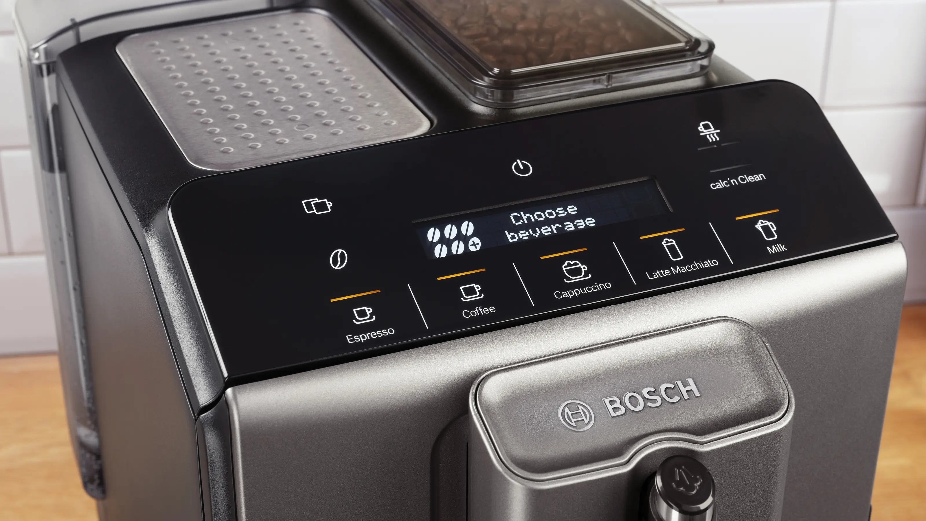 Bosch TIE20504 Series 2 VeroCafe Fully Automatic Coffee Machine Diamond Titanium Metallic product view 6