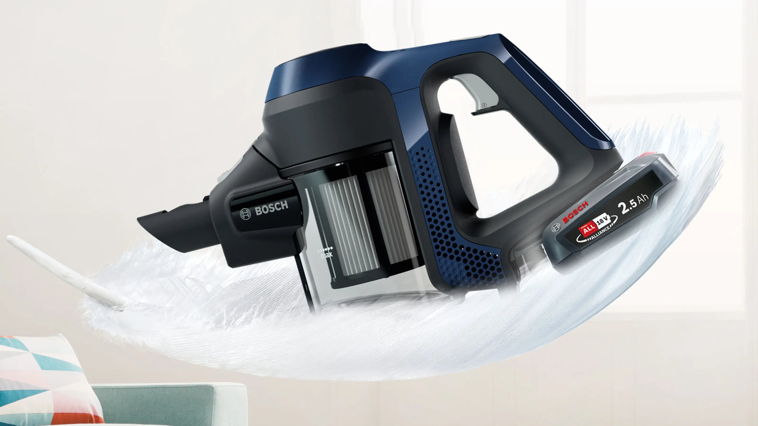 Bosch BCS611P4A Unlimited 6 Series 6 - Lightweight Rechargeable Vacuum Cleaner product view 8