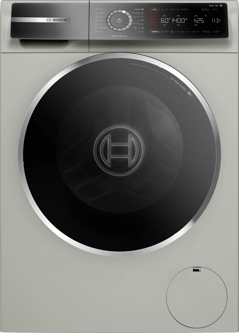 Washing Machine 9kg 1400rpm Serie8 Silver