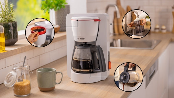 Bosch TKA3M131 MyMoment Filter Coffee Maker 1200W White product view 3