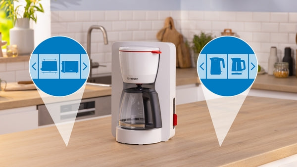 Bosch TKA3M131 MyMoment Filter Coffee Maker 1200W White product view 4