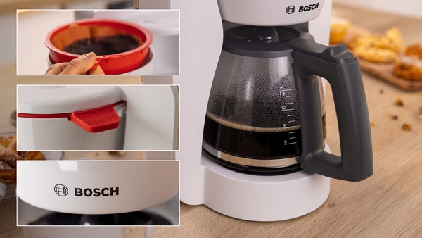 Bosch TKA3M131 MyMoment Filter Coffee Maker 1200W White product view 5