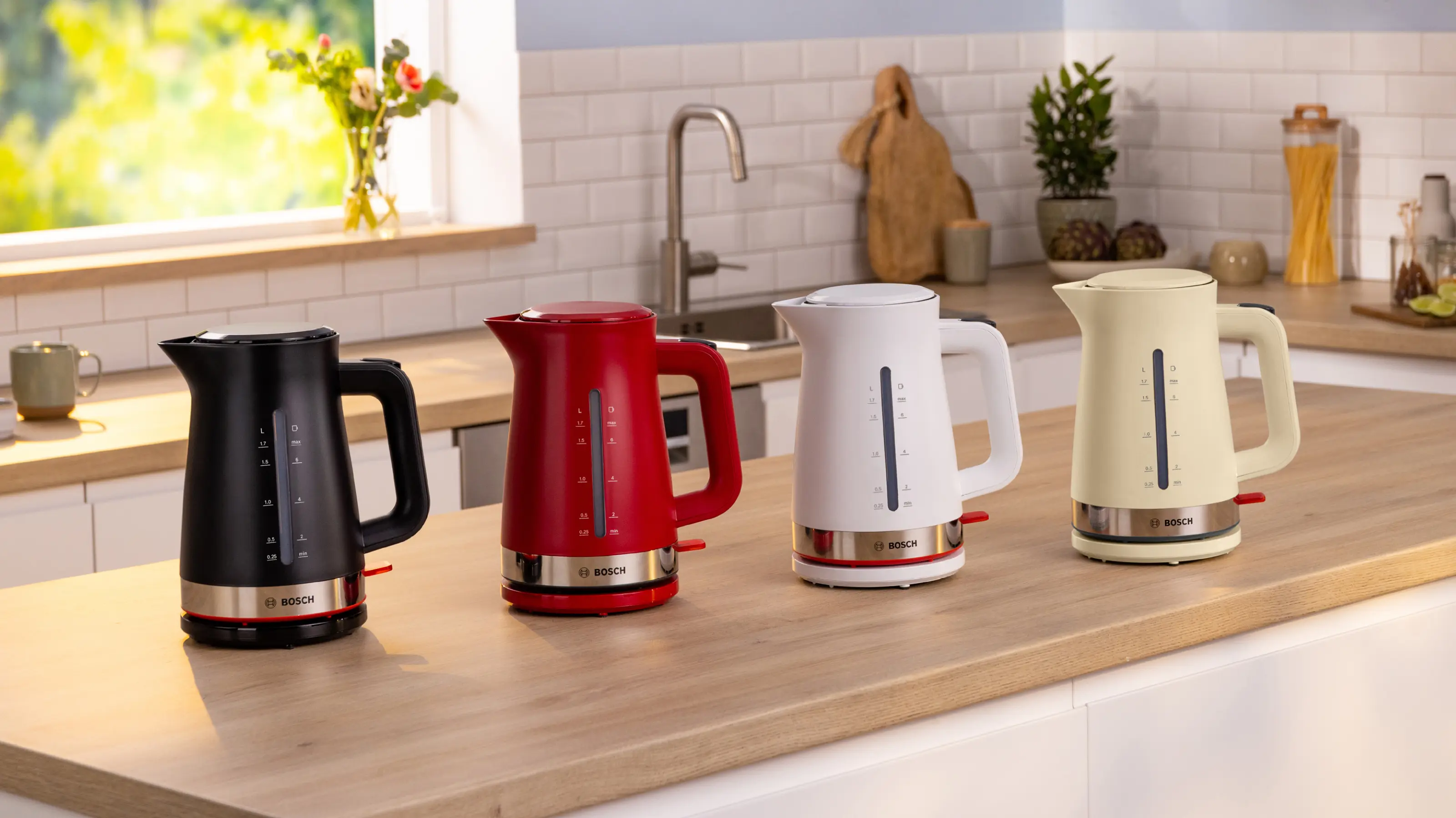 Bosch TWK4M221 MyMoment Water Kettle 1.7L 2400W White product view 7