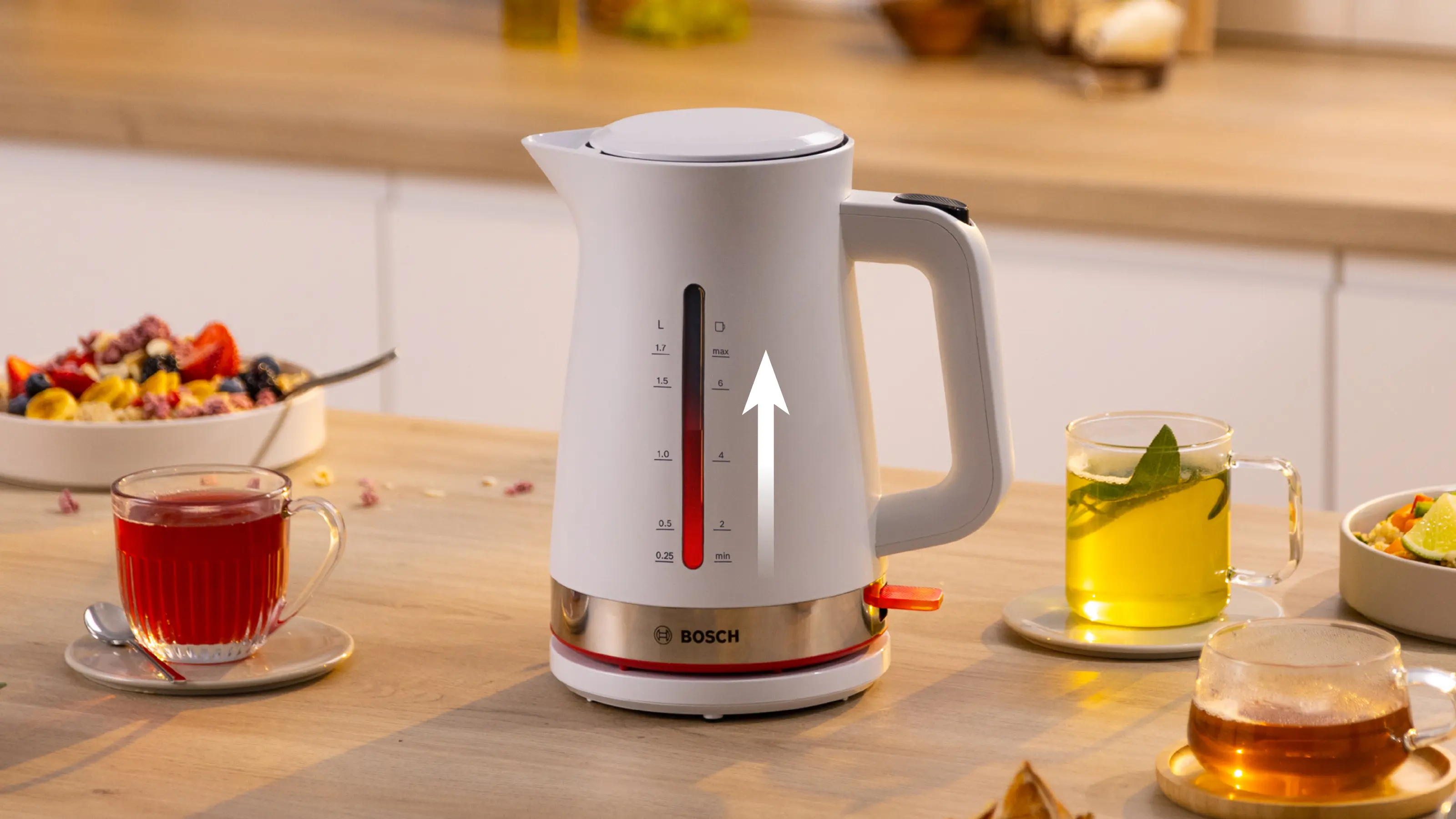 Bosch TWK4M221 MyMoment Water Kettle 1.7L 2400W White product view 11