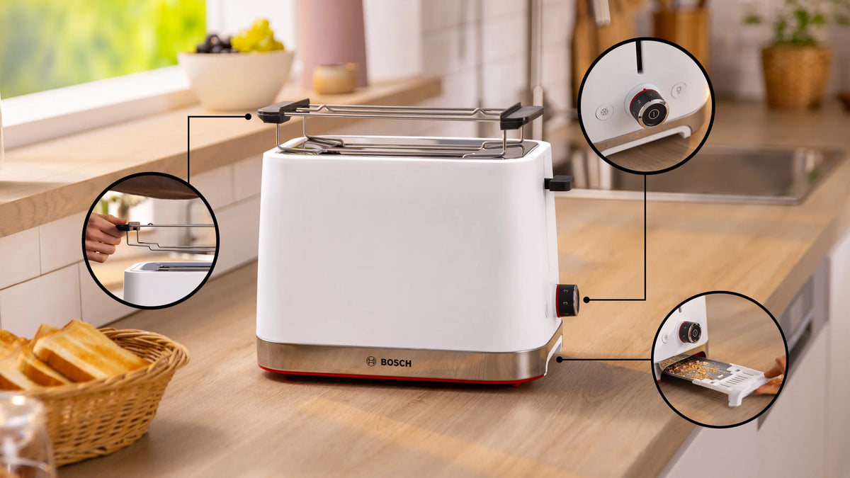 Bosch TAT4M221 MyMoment white toaster product detail image