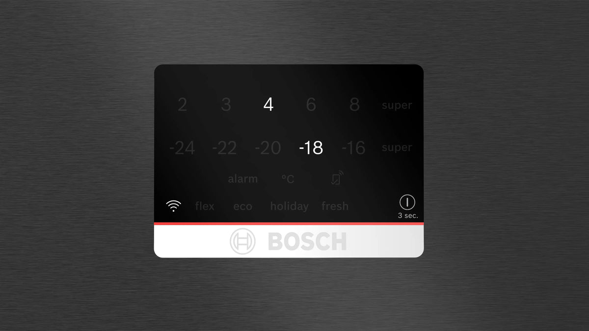 Bosch KGP86AXB0N Series 8 Fridge-Freezer 86 cm 621 L Total NoFrost Black Inox