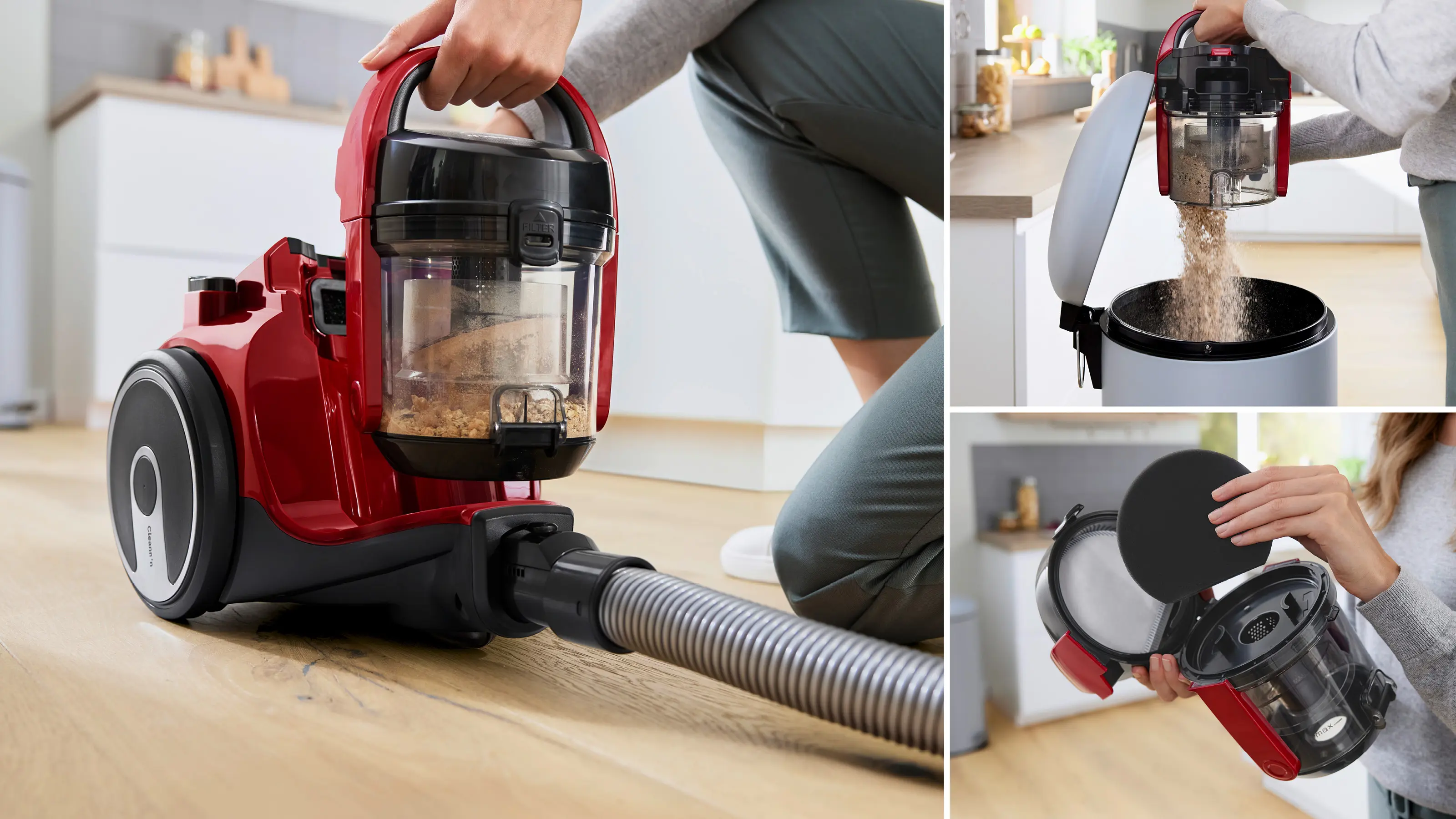 Bosch BGC05AAA2 Cleann'n Series 2 - Multi-Surface Easy-Clean Bagless Vacuum additional product view 13 at Tahboub Appliances Jordan