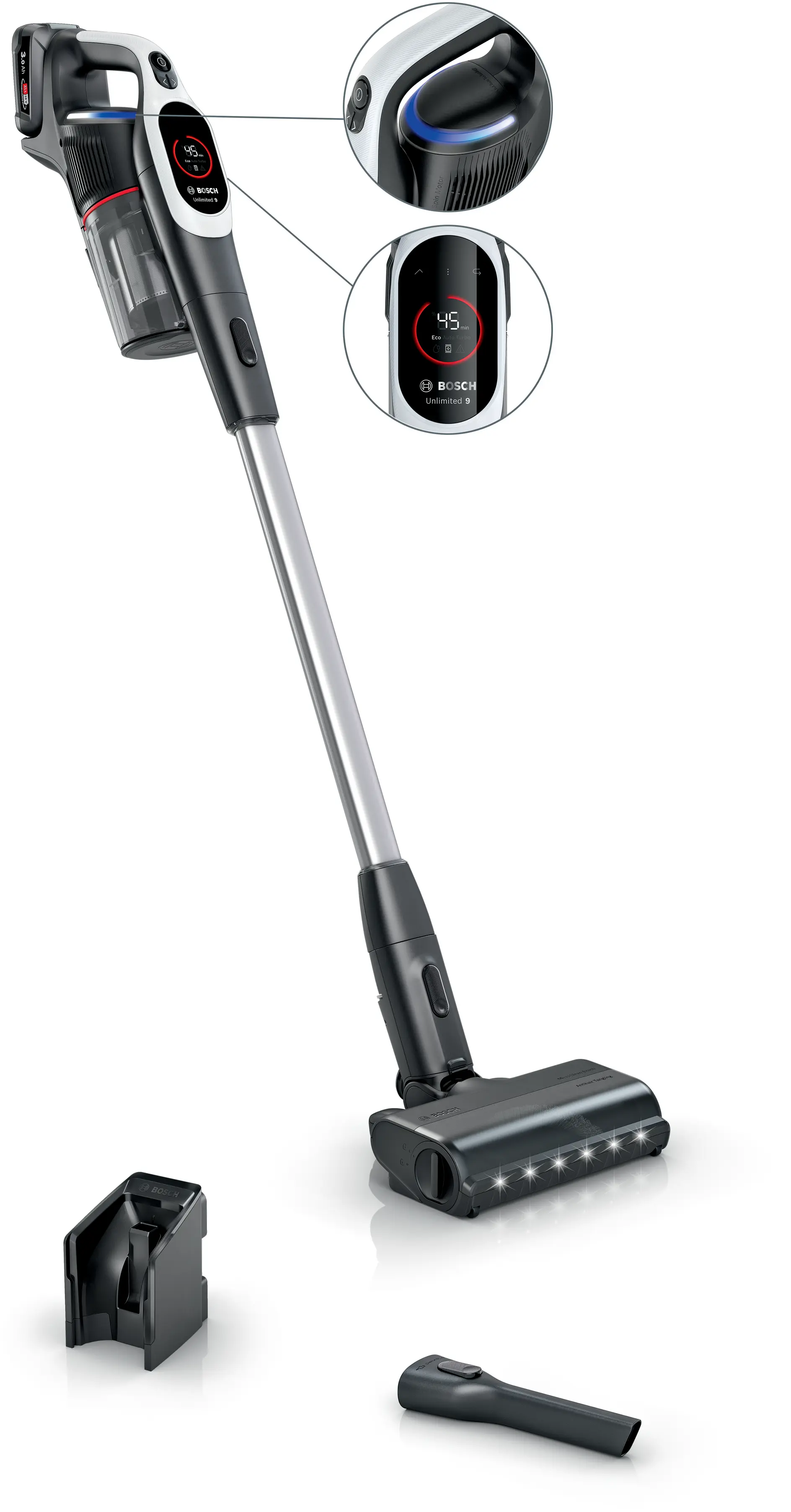 Bosch BCS931WBA Unlimited 9 Series 9 Cordless Vacuum Cleaner main product image