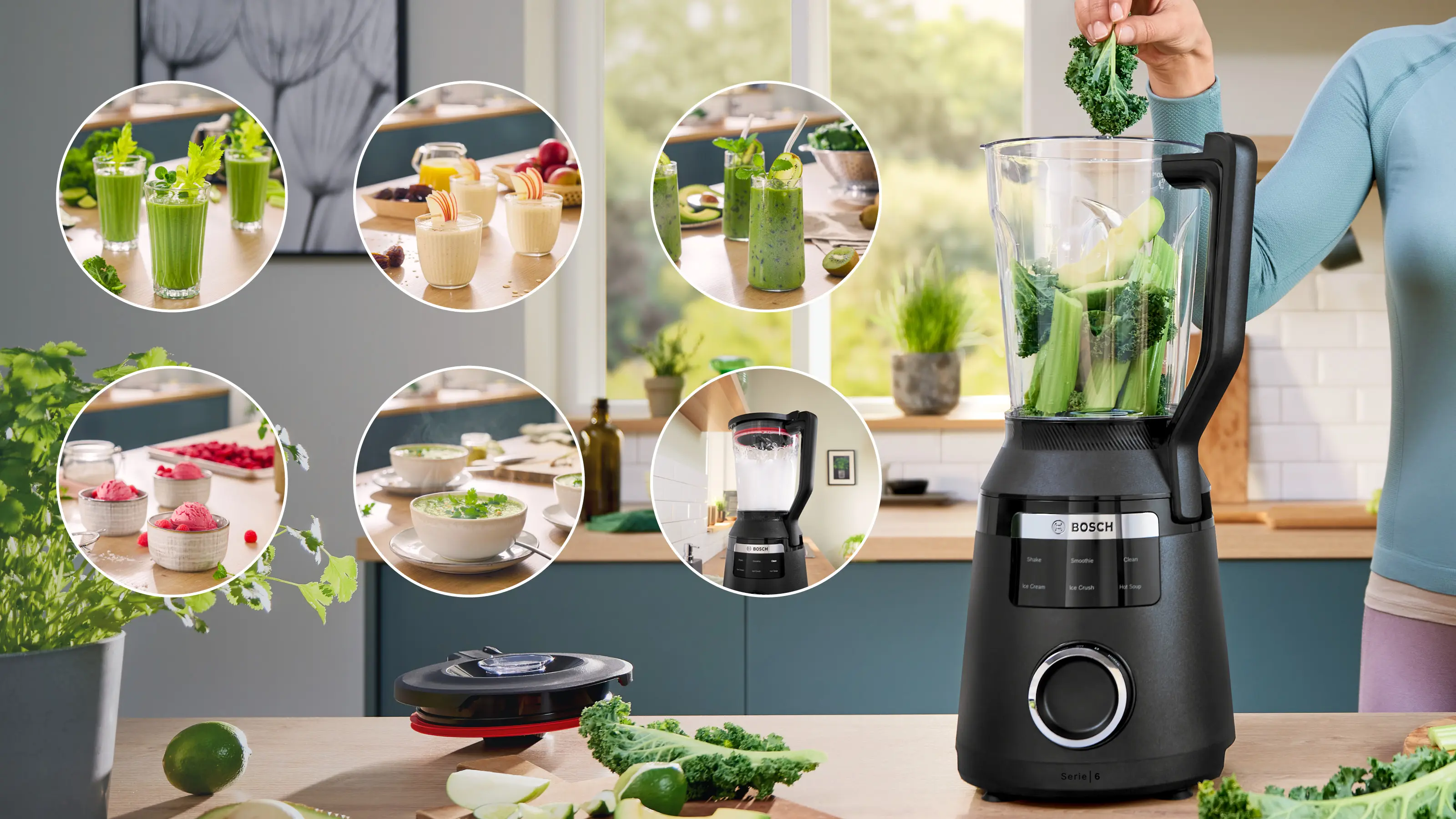 Bosch MMB6652B VitaPower Series 6 High Performance Blender 1800W 2.0L Black product view 6