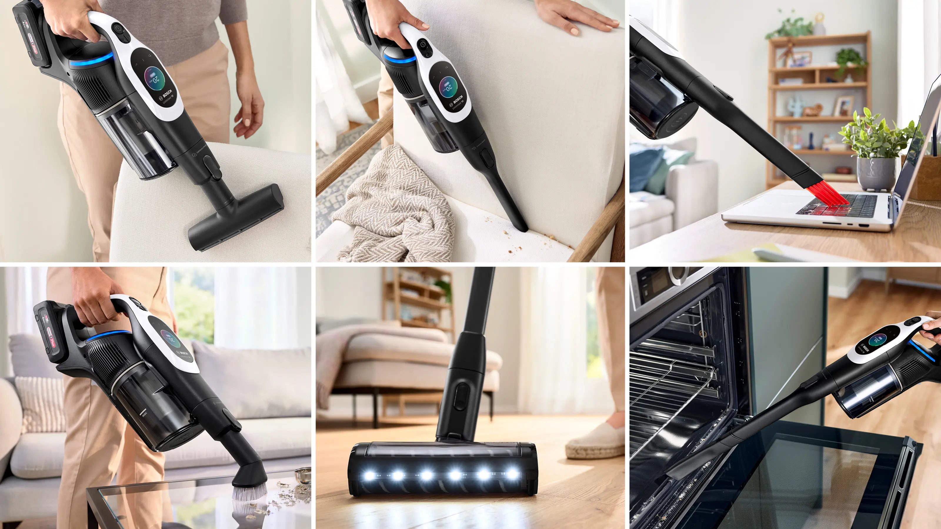 Bosch BCS1041WAC Unlimited 10 Series 10 - Intelligent Smart-Sensing Cordless Vacuum product view 20