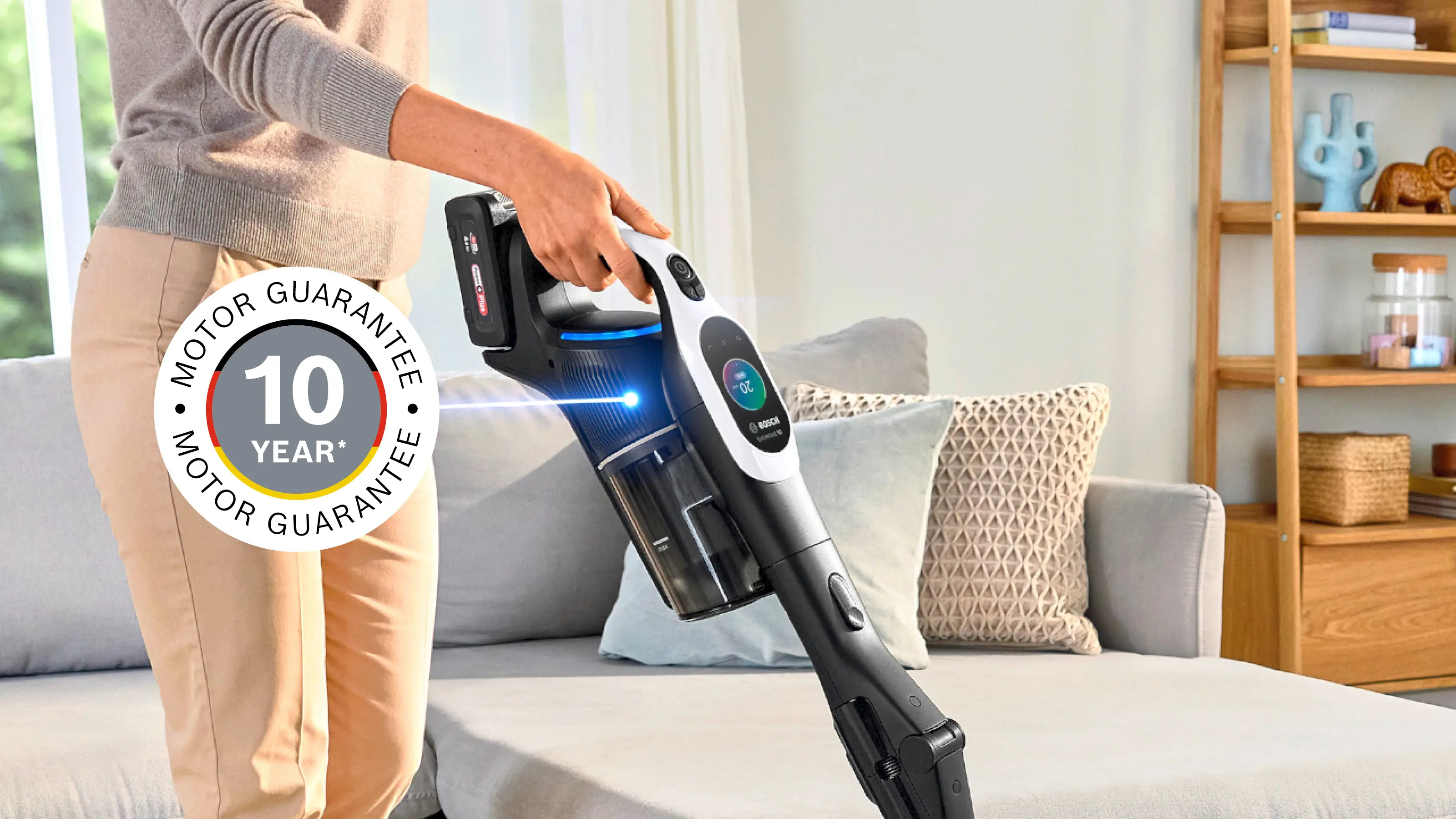 Bosch BCS1041WAC Unlimited 10 Series 10 - Intelligent Smart-Sensing Cordless Vacuum product view 14