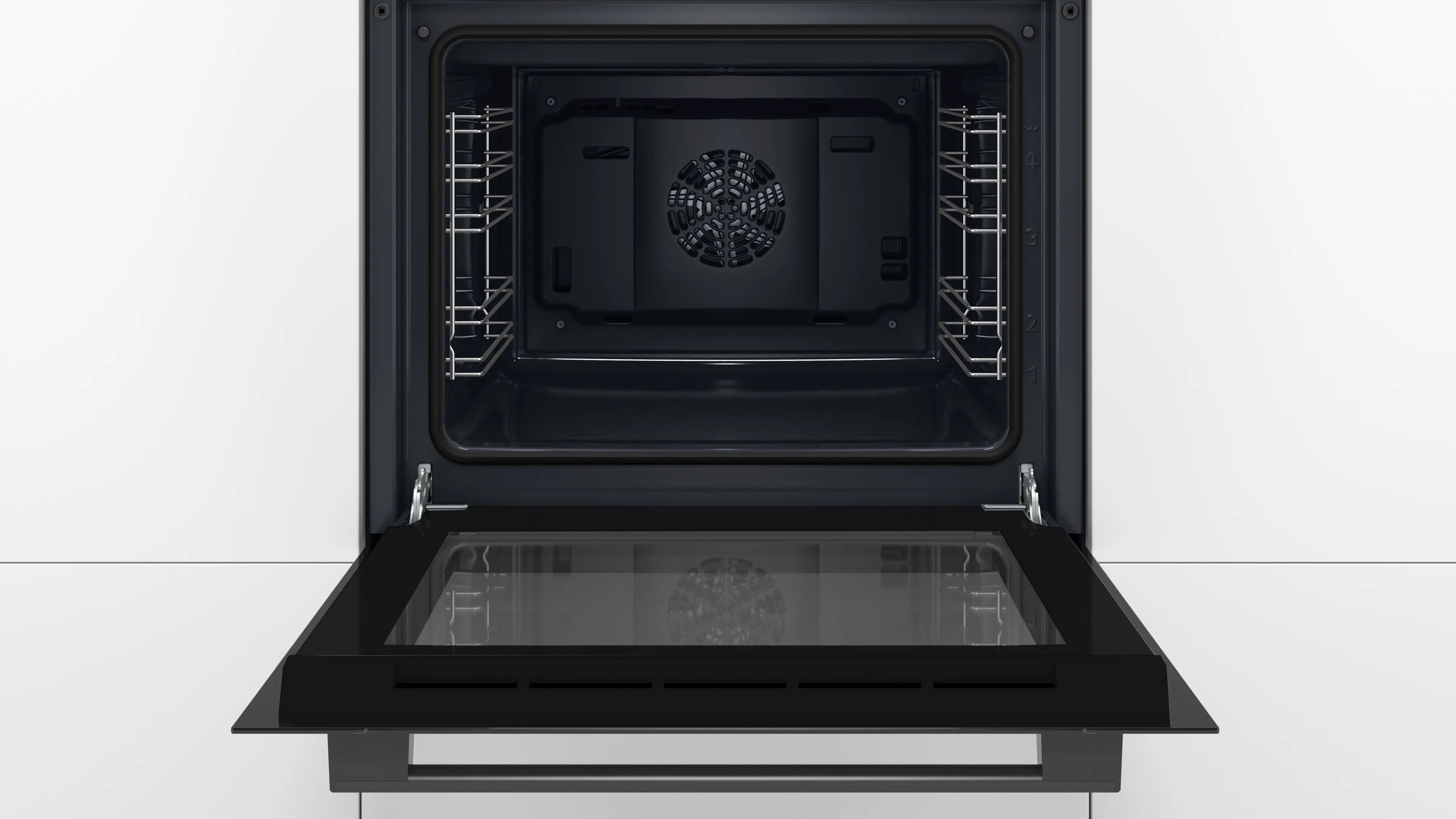 Bosch HBF512BB1T Serie 2 Built-In Electric Oven 60cm 66L Full Black - Bosch Built-in electric oven product image 3