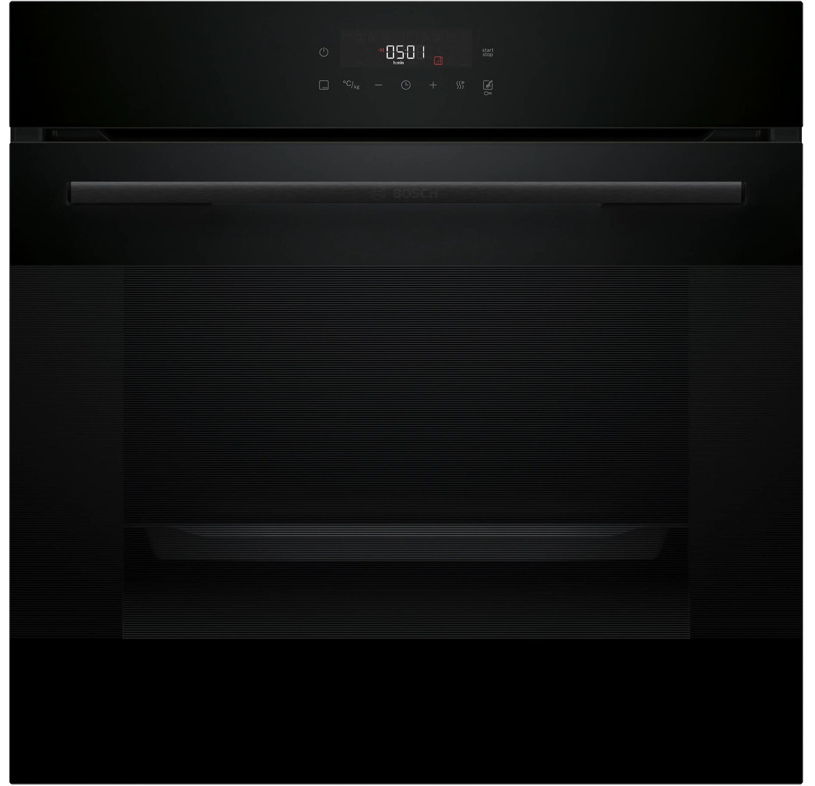 BOSCH Bosch HJG852YB0T Built In Electric Oven 60cm Serie6 76Lit Eco Clean Full Black