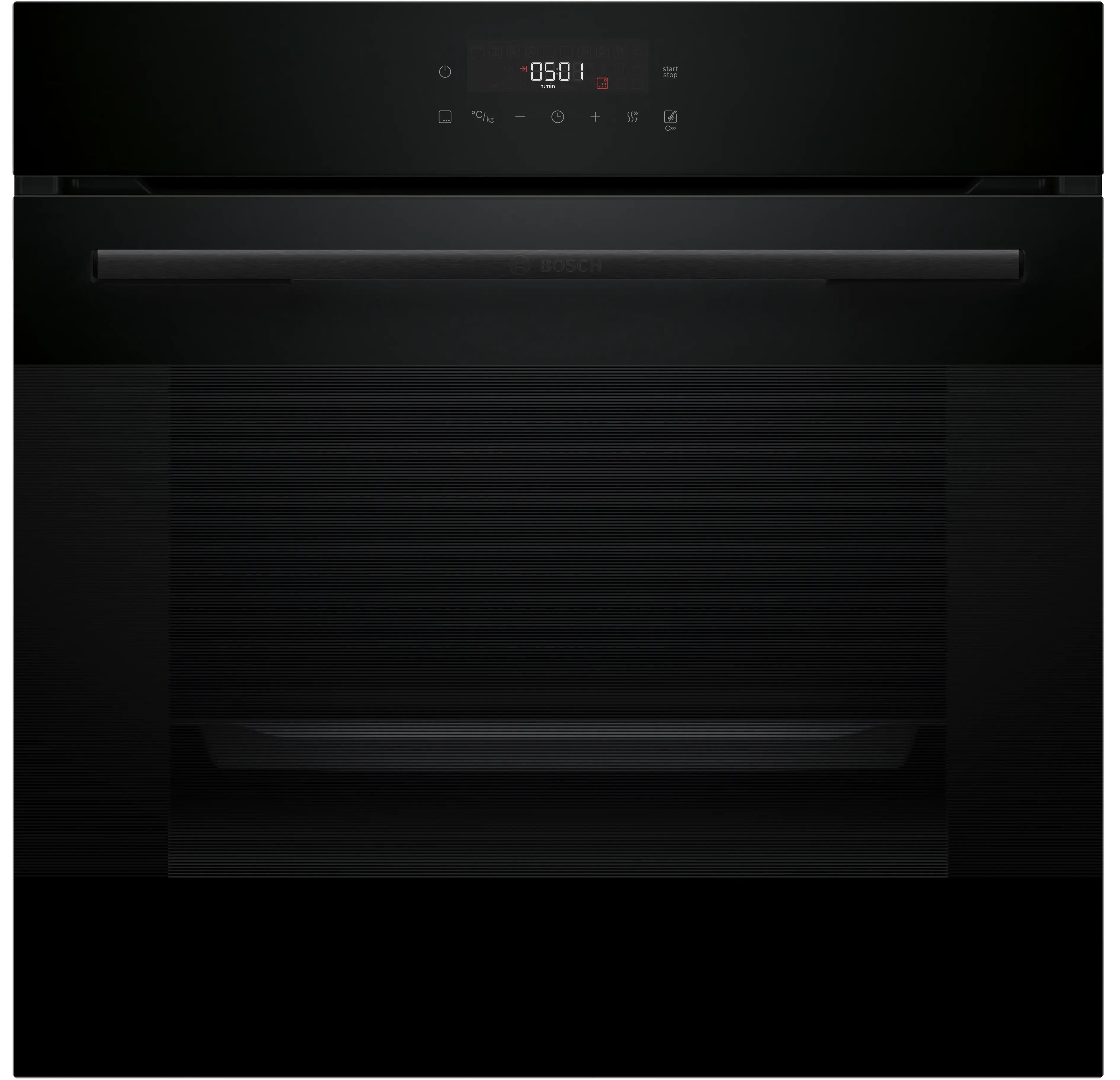 Bosch HJG852YB0T Serie 6 Built-In Electric Oven 60cm 76L EcoClean Full Black