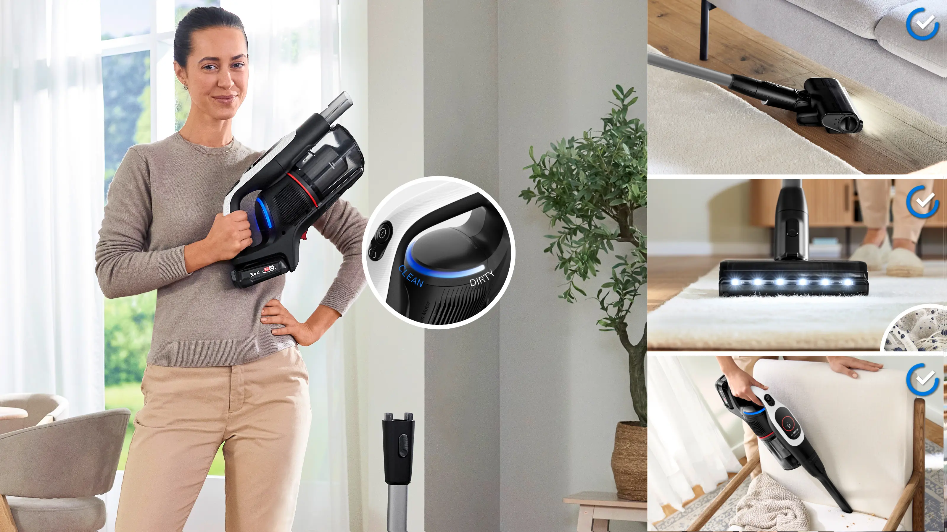 Bosch BCS931WBA Unlimited 9 Series 9 Cordless Vacuum Cleaner product view 16