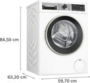 BOSCH WGA24400ME Front-Loading Washing Machine 9kg 1400rpm Series 4 Ecosilencs Drive A+++ White