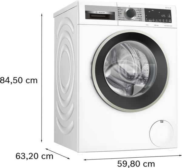 BOSCH WGA25400ME Front-Loading Washing Machine 10kg 1400rpm Series 4 A+++ White