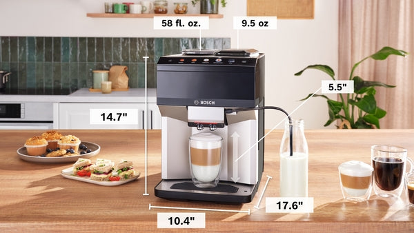 Bosch TPE40307 Series 4 VeroCafe Fully Automatic Coffee Machine Inox Silver Metallic product view 7
