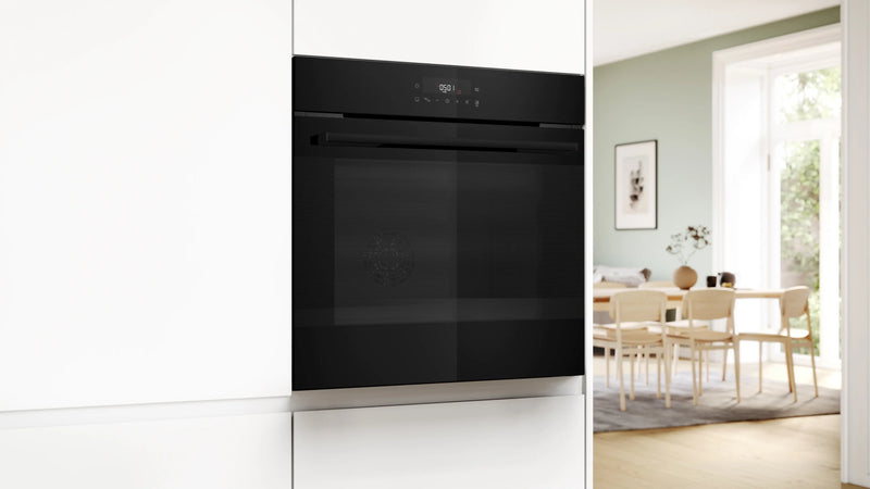 Bosch HJG852YB0T Built In Electric Oven 60cm Serie6 76Lit Eco Clean Full Black
