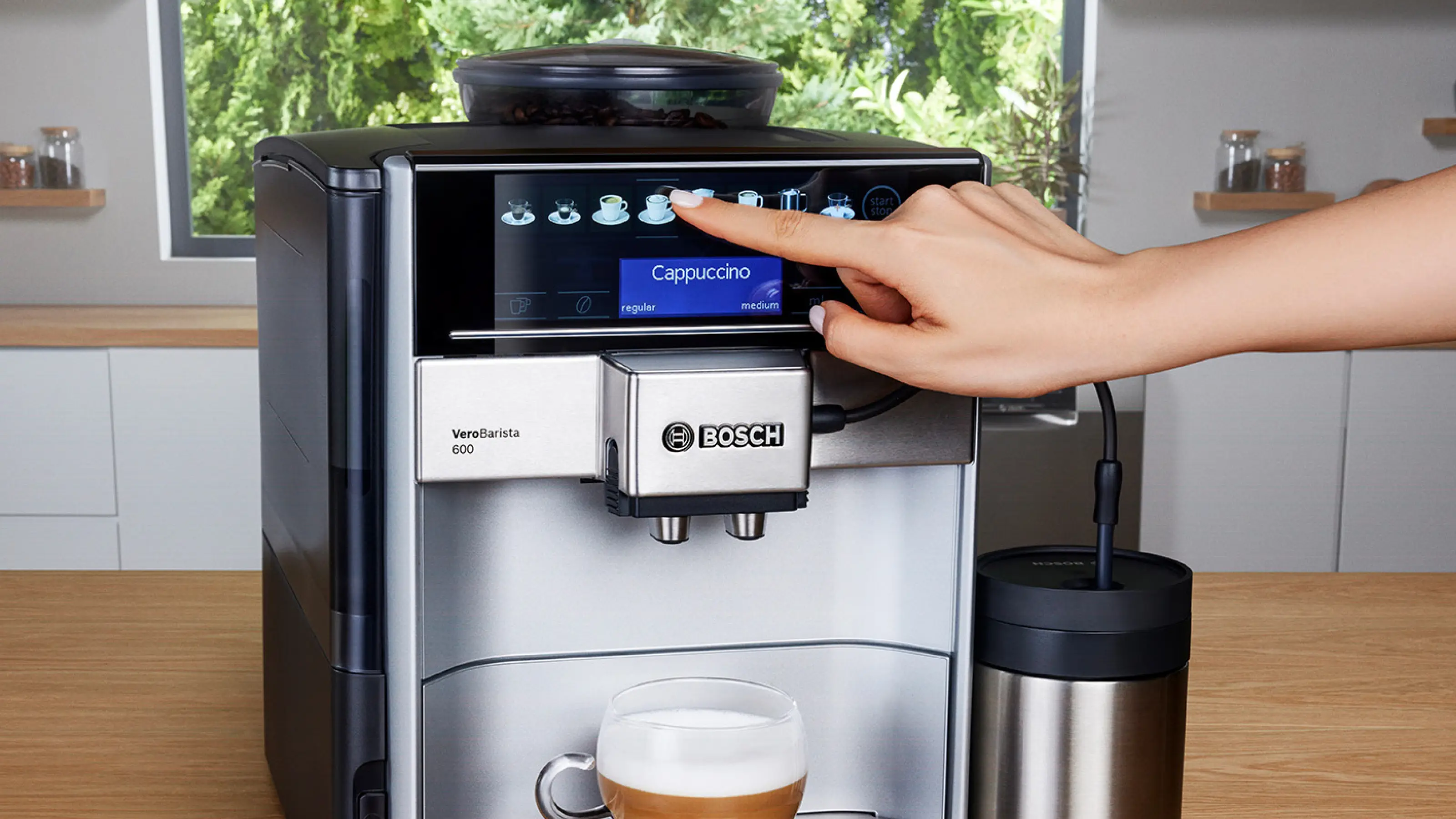 Bosch TIS65621RW Vero Barista 600 Fully Automatic Coffee Machine Silver additional product view 5 at Tahboub Appliances Jordan