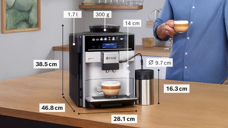 BOSCH TIS65621RW Vero Barista 600 Fully Auto Espresso-Coffee Machine 1500W Silver
