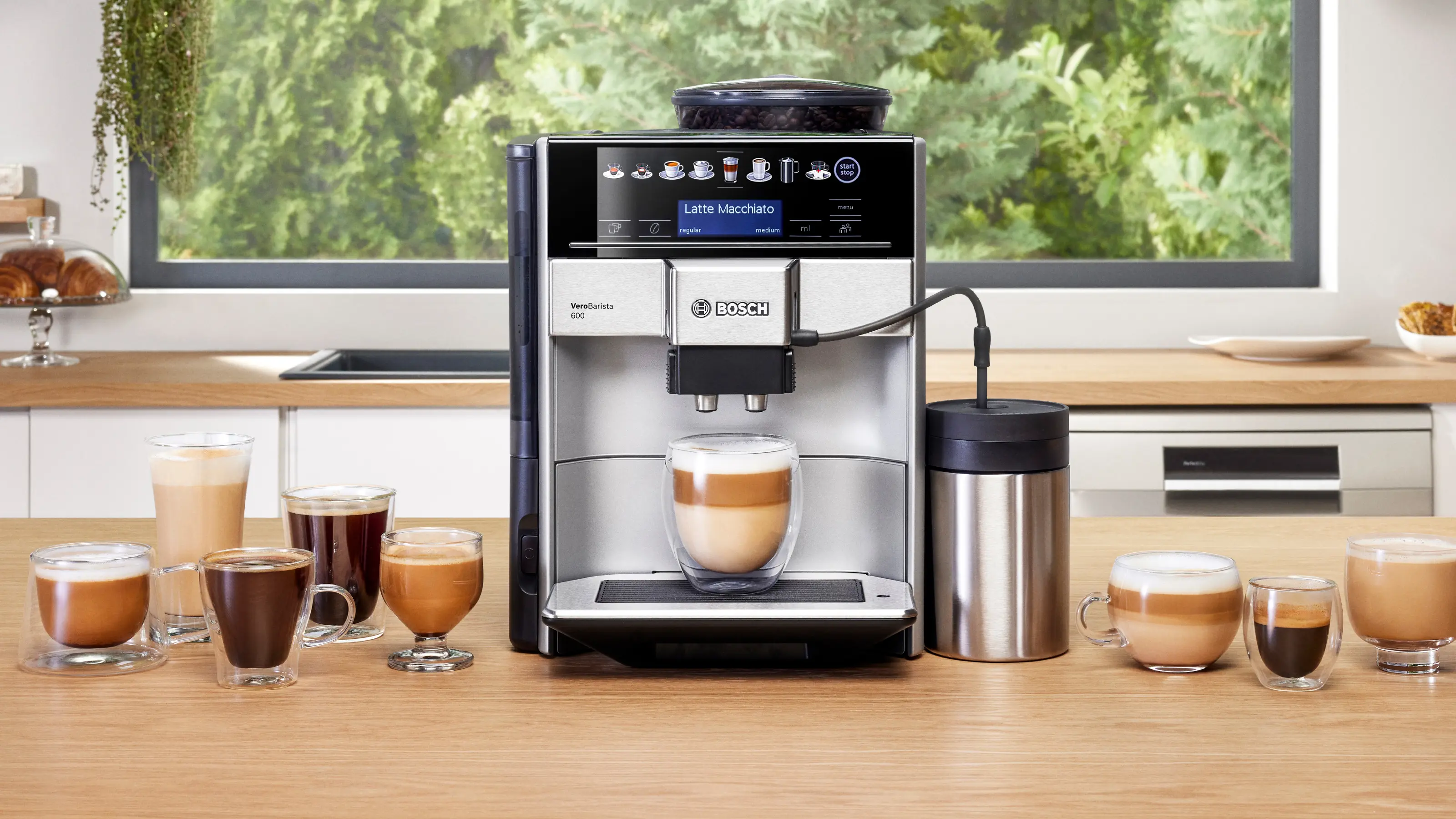 Bosch TIS65621RW Vero Barista 600 Fully Automatic Coffee Machine Silver additional product view 6 at Tahboub Appliances Jordan