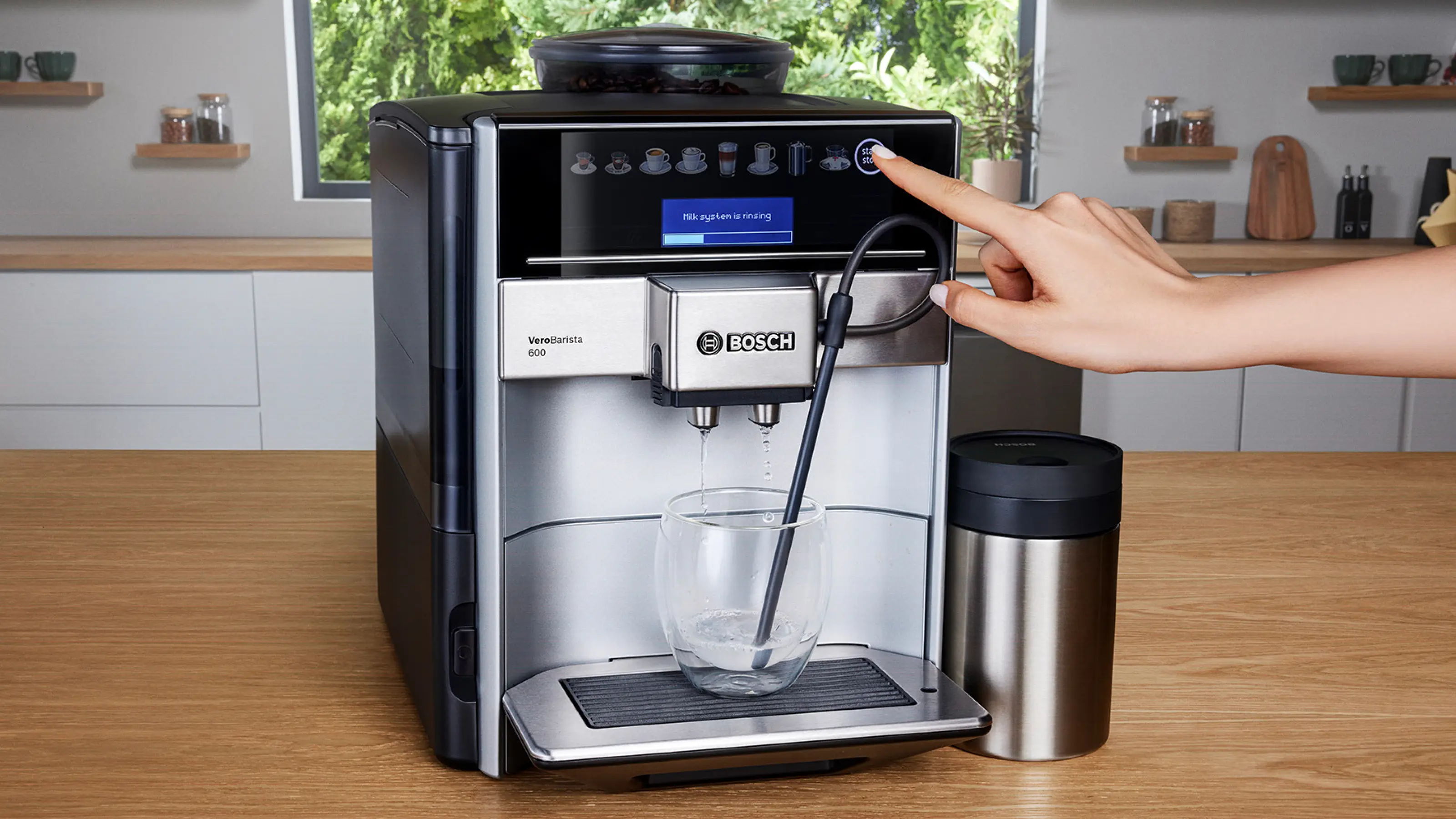 Bosch TIS65621RW Vero Barista 600 Fully Automatic Coffee Machine Silver additional product view 7 at Tahboub Appliances Jordan