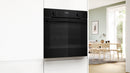 BOSCH HJA737BA0 Built In Elec Oven 60cm Series 4 76Lit Black